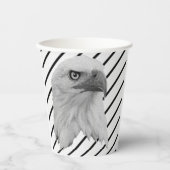 Bald Eagle Face Oil Paint, Papieren Bekers (Voorkant)