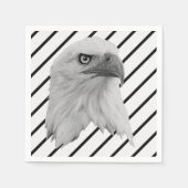 Bald Eagle Face Oil Paint, Servet (Voorkant)