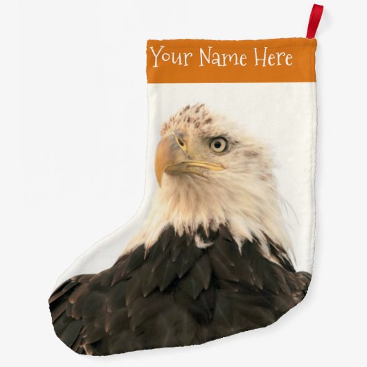 Bald Eagle Fading in the Smoky Sky Grote Kerstsok (Achterkant)