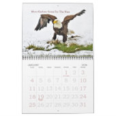 Bald Eagle Familie van Vier Kalender (Jan 2026)