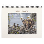Bald Eagle Familie van Vier Kalender (Hoes)