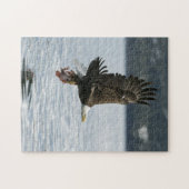 Bald Eagle Fish Retrieval Legpuzzel (Horizontaal)
