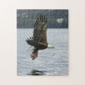 Bald Eagle Fish Retrieval Legpuzzel (Verticaal)
