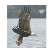 Bald Eagle Fish Retrieval Notitieblok (Voorkant)