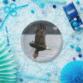 Bald Eagle Fish Retrieval Papieren Bordje (Feest)