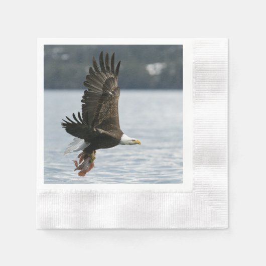 Bald Eagle Fish Retrieval Servet (Voorkant)