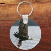 Bald Eagle Fish Retrieval Sleutelhanger (Voorkant)