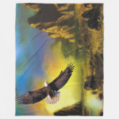 Bald Eagle Fleece Blanket (Voorkant)