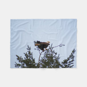 Bald Eagle Fleece Deken