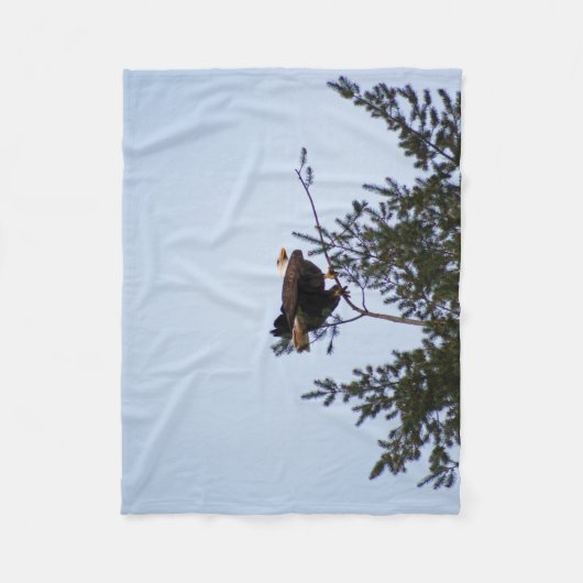 Bald Eagle Fleece Deken (Voorkant)