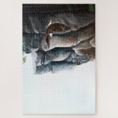 Bald Eagle Flight Rocks Legpuzzel (Verticaal)