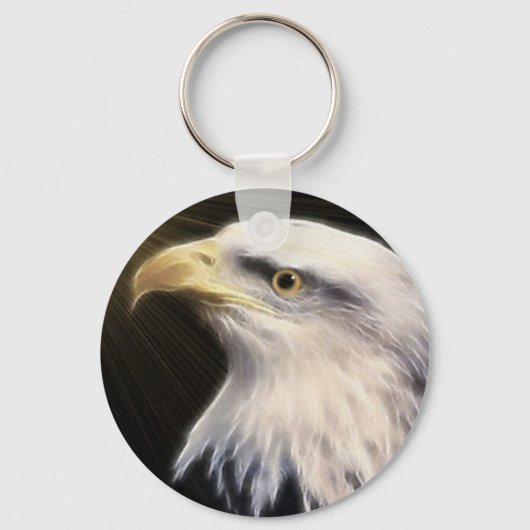 Bald Eagle/Fly with Eagles Sleutelhanger (Voorkant)