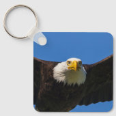 Bald Eagle Flyby Up Close Sleutelhanger (Voorkant)