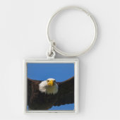 Bald Eagle Flyby Up Close Sleutelhanger (Voorkant)