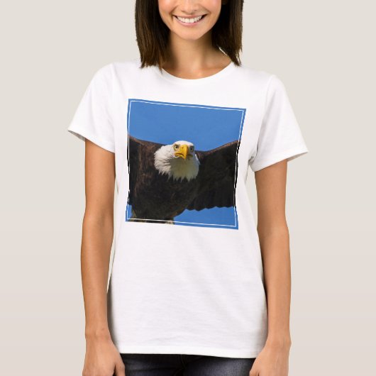 Bald Eagle Flyby Up Close T-shirt (Voorkant)