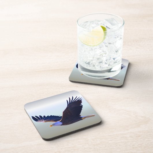 Bald Eagle Flying Bier Onderzetter (Rechterzijde)