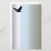 Bald Eagle Flying Briefpapier (Voorkant / Achterkant)