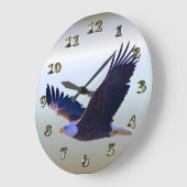 Bald Eagle Flying Grote Klok (Hoek)