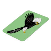 Bald Eagle Flying Magnet Uw Kleuren Magneet (Linkerzijde)