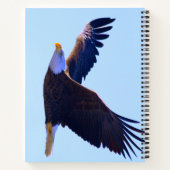 Bald Eagle Flying Notitieboek (Achterkant)