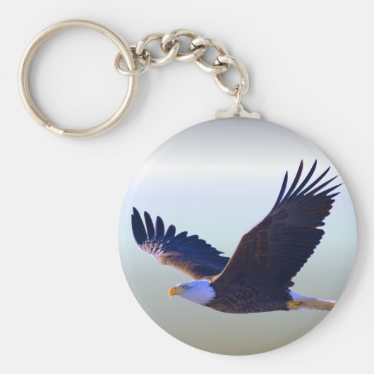 Bald Eagle Flying Sleutelhanger (Voorkant)