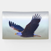 Bald Eagle Flying Spandoek (Horizontaal)