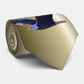 Bald Eagle Flying Stropdas (Opgerold)