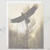 BALD EAGLE & FOREST Letterhead Design Briefhoofd Sjabloon (Voorkant / Achterkant)