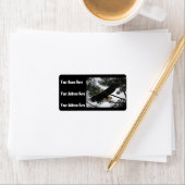 Bald Eagle Foto Etiket (Insitu)