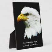 Bald Eagle Foto op Black Fotoplaat (Zijkant)