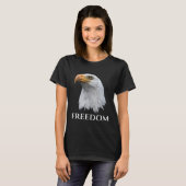 Bald Eagle Freedom aanpasbaar T-shirt (Voorkant volledig)