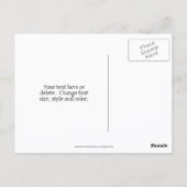 Bald Eagle Full Moon Fantasy Personalized Briefkaart (Achterkant)