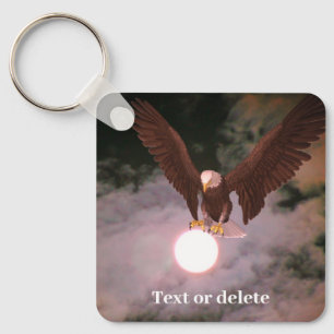 Bald Eagle Full Moon Fantasy - Speciaal Sleutelhanger