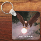 Bald Eagle Full Moon Fantasy - Speciaal Sleutelhanger (Voorkant)
