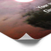 Bald Eagle Full Moon Fantasy Toevoegen aan Jouw te Poster (Hoek)