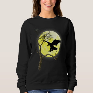 Bald Eagle Full Moon Light Natuur Bird Watting Trui