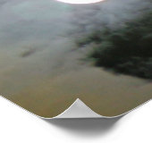 Bald Eagle Full Moon Night Sky Fantasy Poster (Hoek)