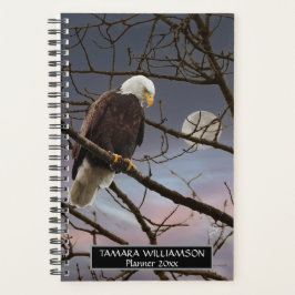Bald Eagle Full Moon Wildlife Fotografie Planner