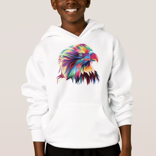 Bald Eagle geometrische prismatische ontwerp-80590 (Voorkant)