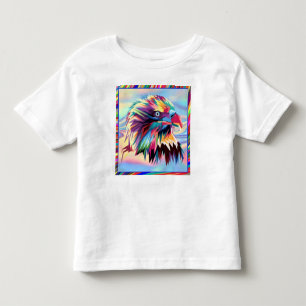 Bald Eagle geometrische prismatische ontwerp-80590 Kinder Shirts