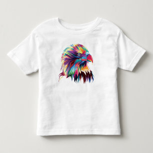 Bald Eagle geometrische prismatische ontwerp-80590 Kinder Shirts