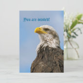 Bald Eagle gepersonaliseerde aankondiging (Staand voorkant)