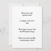 Bald Eagle gepersonaliseerde aankondiging (Achterkant)