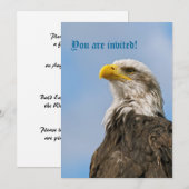 Bald Eagle gepersonaliseerde aankondiging (Voorkant / Achterkant)