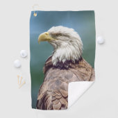 Bald Eagle Golf Towel Golfhanddoek (Insitu)