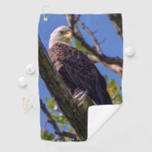 Bald Eagle Golf Towel Golfhanddoek (Insitu)