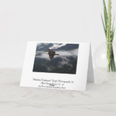 Bald Eagle Gratitude Wildlife Thank You Card Bedankkaart (Achterkant)