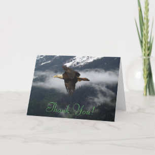 Bald Eagle Gratitude Wildlife Thank You Card Bedankkaart