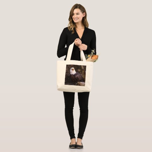 Bald Eagle Grote Tote Bag (Voorkant (model))