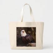 Bald Eagle Grote Tote Bag (Voorkant)
